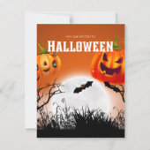 Uitnodiging Halloween Retro Herfstfeest 2023 (Achterkant)