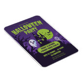 Uitnodiging Halloween verkleedfeest Halloween Fees Magneet (Rechterzijde)