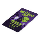 Uitnodiging Halloween verkleedfeest Halloween Fees Magneet (Linkerzijde)