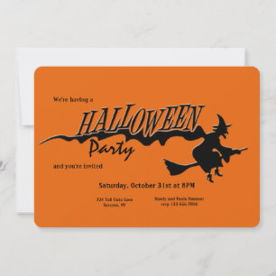 Uitnodiging Halloweenfeest