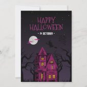 Uitnodiging Halloweenfeest, Kinderen Griezelnacht  (Voorkant)