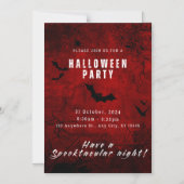 Uitnodiging Halloweenfeest Magnetische Uitnodiging (Voorkant)