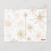 Uitnodiging Halloweenfeest – Spooktaculair Feest (Achterkant)