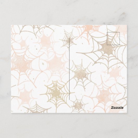 Uitnodiging Halloweenfeest – Spooktaculair Feest (Achterkant)