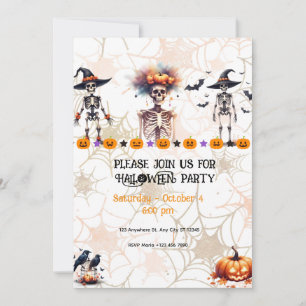 Uitnodiging Halloweenfeest – Spooktaculair Feest