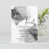 Uitnodiging Halloweenfeest - Trick or Treat (Staand voorkant)