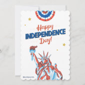 Uitnodiging #HappyIndependenceDay (Achterkant)