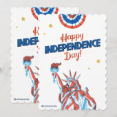 Uitnodiging #HappyIndependenceDay (Voorkant / Achterkant)