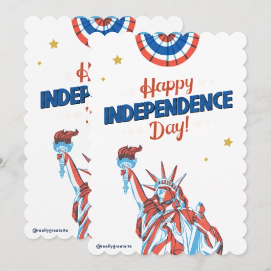 Uitnodiging #HappyIndependenceDay (Voorkant / Achterkant)