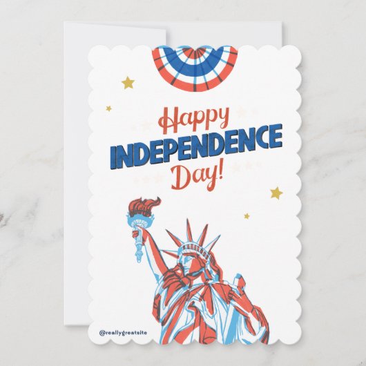 Uitnodiging #HappyIndependenceDay (Voorkant)