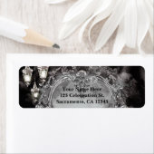 Uitnodiging  Haunted Halloween Costume Party Etiket (Insitu)