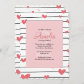 Uitnodiging 'Hearts Galore' (Voorkant / Achterkant)