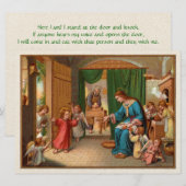 Uitnodiging Heilige Familie Keuken (Voorkant / Achterkant)