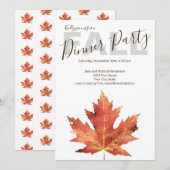 Uitnodiging herfst-binnenpartij (Voorkant / Achterkant)