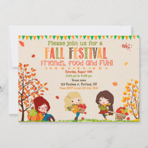 Uitnodiging Herfst festival in het najaar