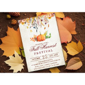 Uitnodiging herfst herfst Harvest Festival