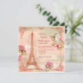 Uitnodiging herfst Parijs Memories (Staand voorkant)