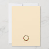 Uitnodiging herfstboeket (Achterkant)