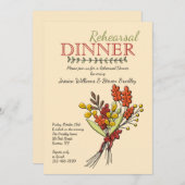 Uitnodiging herfstboeket (Voorkant / Achterkant)