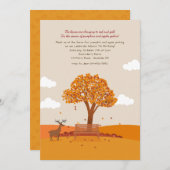 Uitnodiging herfstdag (Voorkant / Achterkant)