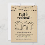 Uitnodiging Herfstfestival (Voorkant)