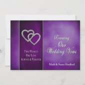 UITNODIGING HERNIEUWING HUWELIJKSBELOFTEN-TWEE HAR (Voorkant)