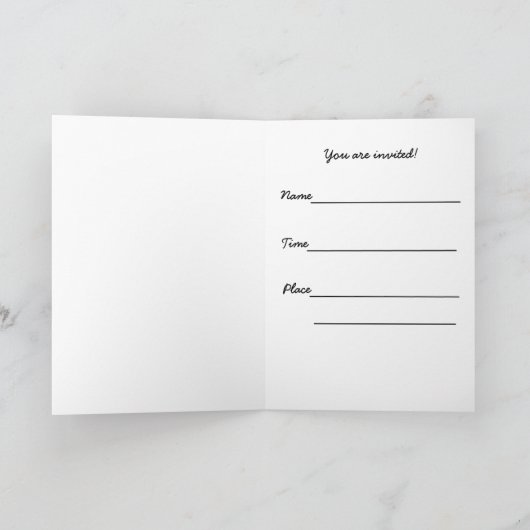 Uitnodiging-het is een MEISJE! (Binnen)