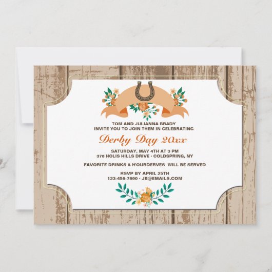 Uitnodiging hoefijzer en ventilator (Voorkant)