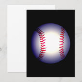 Uitnodiging honkbal (Voorkant / Achterkant)