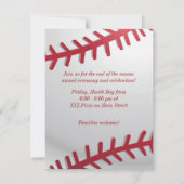 Uitnodiging honkbal (Achterkant)