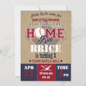 Uitnodiging honkbal (Voorkant)