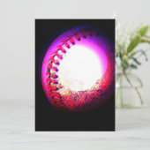 Uitnodiging honkbal (Staand voorkant)