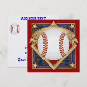 Uitnodiging honkbal - SRF (Voorkant / Achterkant)