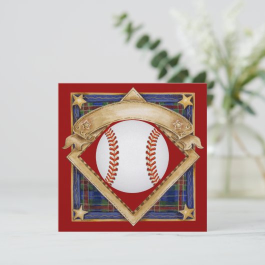 Uitnodiging honkbal - SRF (Staand voorkant)