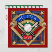 Uitnodiging honkbal - SRF (Voorkant / Achterkant)