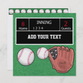 Uitnodiging honkbal - SRF (Voorkant / Achterkant)