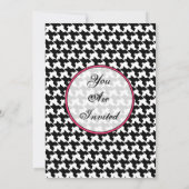 Uitnodiging Houndstooth Mode (Achterkant)