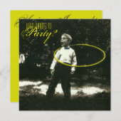 Uitnodiging Hula-Hooper (Voorkant / Achterkant)