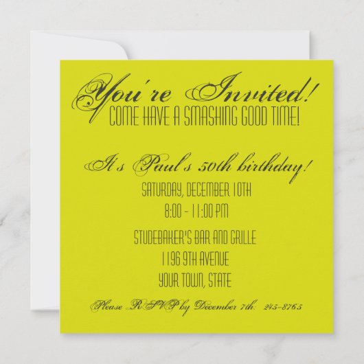 Uitnodiging Hula-Hooper (Achterkant)