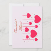 Uitnodiging huwelijk en Tifinagh à personnaliser! (Achterkant)