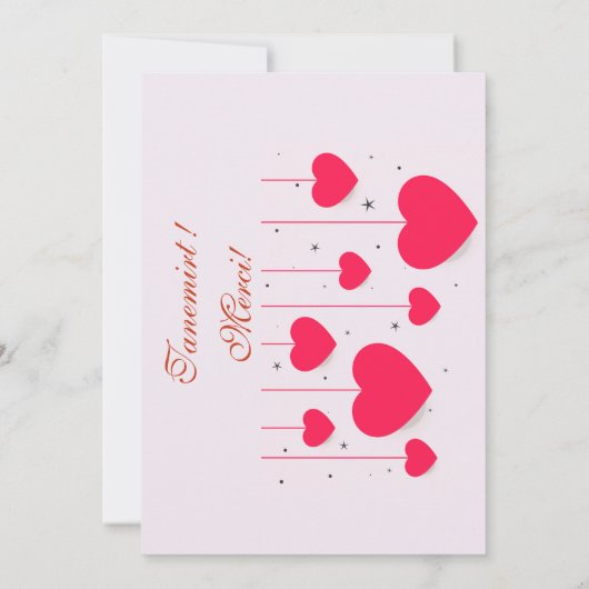 Uitnodiging huwelijk en Tifinagh à personnaliser! (Achterkant)