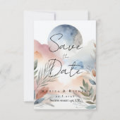 Uitnodiging Huwelijksaquarel (Voorkant)