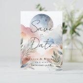 Uitnodiging Huwelijksaquarel (Staand voorkant)