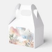 Uitnodiging Huwelijksaquarel Bedankdoosjes (Achterkant)