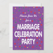 Uitnodiging huwelijksfeest (Voorkant)