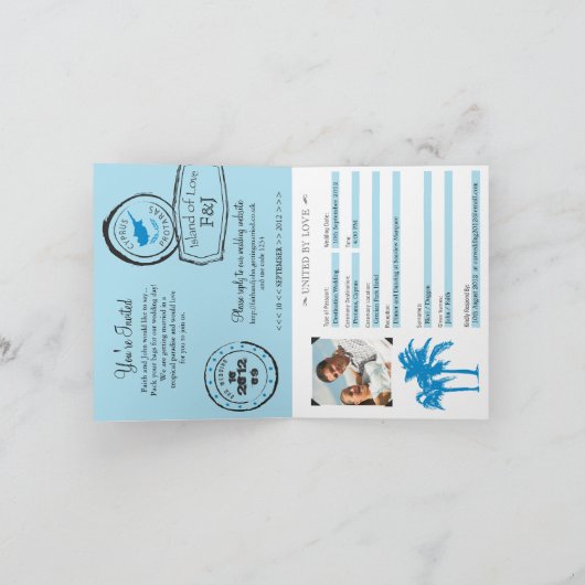 Uitnodiging huwelijkspaspoort Cyprus (Binnen)