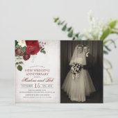 UITNODIGING HUWELIJKSVERJAARDAG ELK JAAR (Staand voorkant)