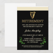 Uitnodiging Iers afscheidsfeest (Voorkant / Achterkant)