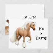 Uitnodiging Ierse Cob-partij (Voorkant / Achterkant)