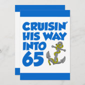 Uitnodiging in 65 (Voorkant / Achterkant)